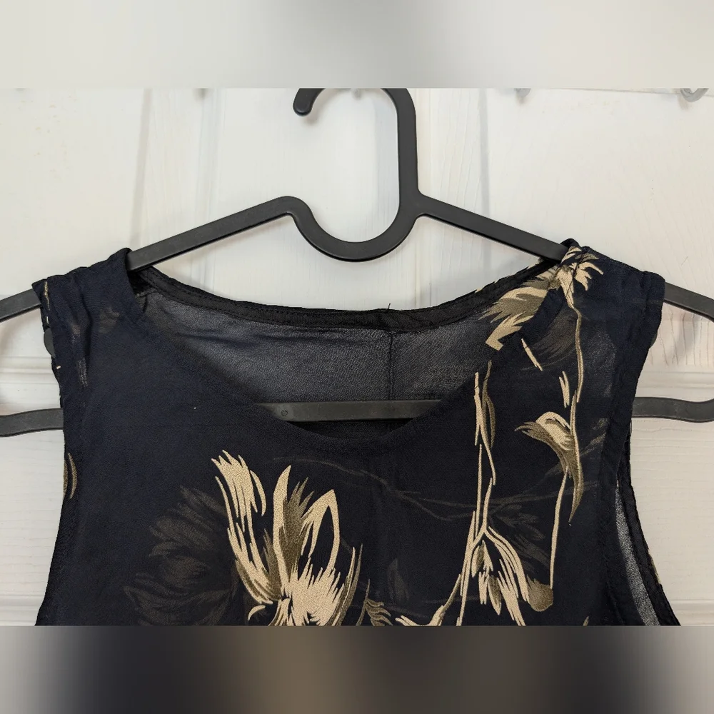 One-of-a-Kind Custom Floral Chiffon Tank - Picture 6 of 6